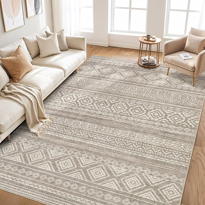 cotiled 9x12 Area Rugs Living Room Rug: Washable Boho Rugs - Image 6