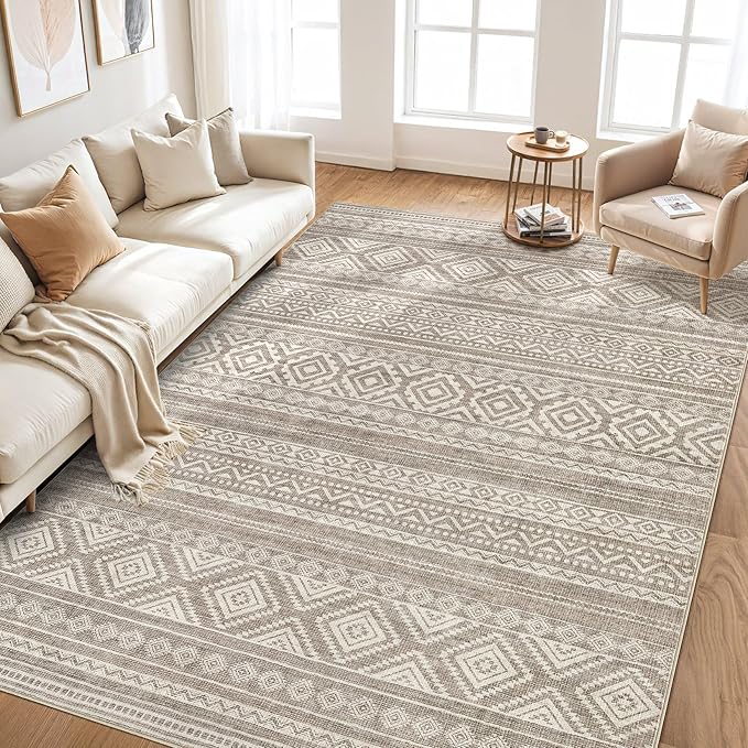 cotiled 5x7 Area Rugs Living Room Rug: Washable Boho Rugs - Image 7