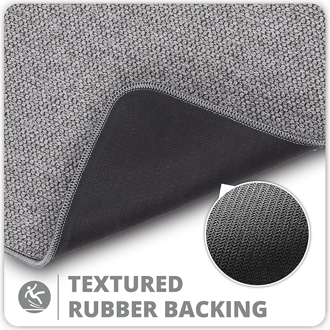 Bosap Bath Mat, Ultra Thin Bathroom Runner Rugs, Large Bath Mats - Image 4