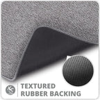 Bosap Bath Mat, Ultra Thin Bathroom Runner Rugs, Large Bath Mats - Image 4