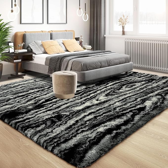 Tepook Area Rugs 9x12 for Living Room, Super Soft Fluffy Rugs for Bedroom - Image 3