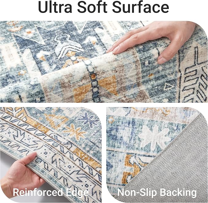 befbee Washable Rug 8x10 Area Rugs - Image 3