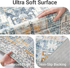 befbee Washable Rug 8x10 Area Rugs - Image 3