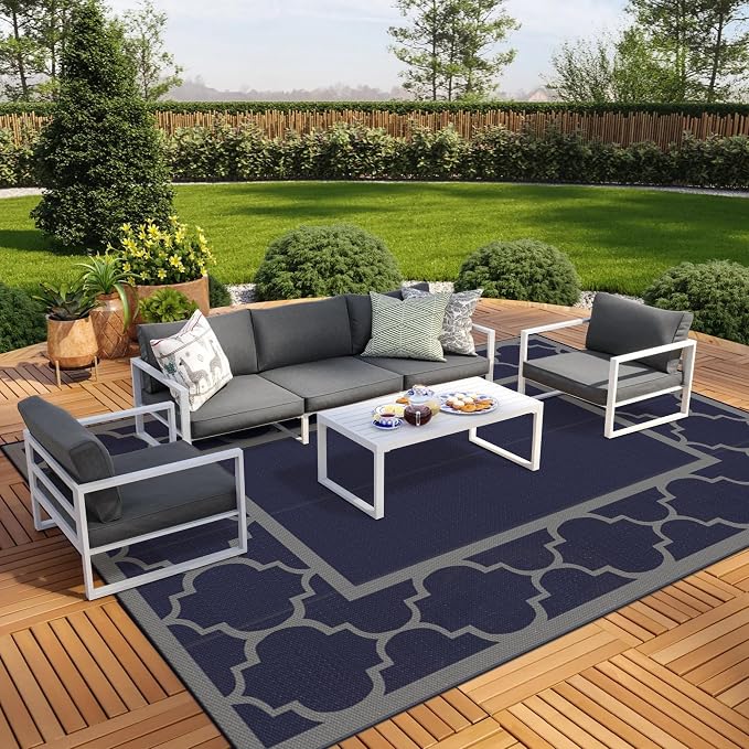 GENIMO 10 ' x 14 ' Outdoor Rug Waterproof by GENIMO