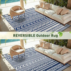 MontVoo Outdoor Rug Carpet Waterproof 6x9 Outdoor Patio Rug Mat Reverisble - Image 7
