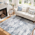 5x7 Area Rugs for Living Room Rug Washable: Abstract Tumble Large Rug for by Aelenmu