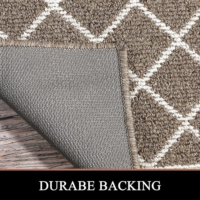 HEBE Indoor Door Mat 32"x48" Non Slip, Washable Welcome Mats - Image 4
