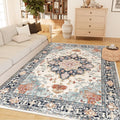CAPALOCA Machine Washable Rugs Nursery Rug 6x9 Cute Girl Non Slip Low Pile by CAPALOCA