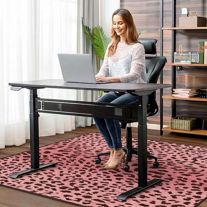 48"x72" Office Chair Mat for Hardwood Tile Floor, Under Desk Carpet Protector - Image 2
