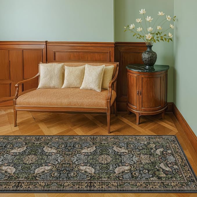 8ft Long Floral Kitchen Runners - Image 3