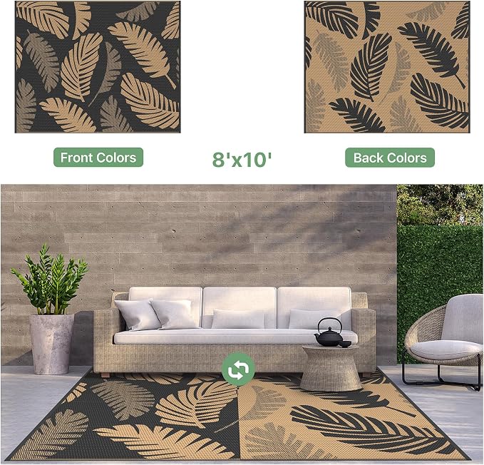GENIMO Waterproof Outdoor Rug 8' x 10' - Image 7