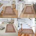 3x4 Washable Entryway Area Rug – Non-Slip Modern Abstract Small Area Rug - Image 5