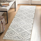 BESTSWEETIE Area Rug 2x6 Rug Machine Washable Non-Slip Low Pile Print Pattern - Image 9