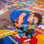 DC Super Friends Educational Kids Rug – ABC Alphabet, Emotions & Hero Traits - Image 4