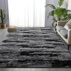Deerhoo Large Shag Area Rugs 6 x 9, Tie-Dyed Plush Fuzzy Rugs - Image 7