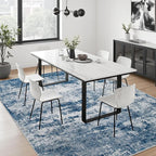 9x12 Area Rug Living Room Rug: Washable Modern Abstract Soft Thin Rug Indoor - Image 5