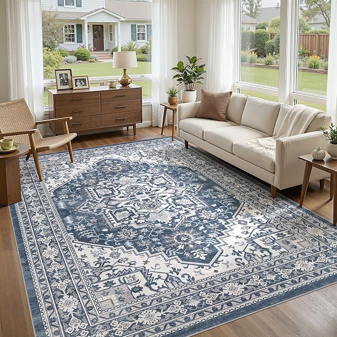 UERMEI 8x10 Area Rug for Living Room - Image 3