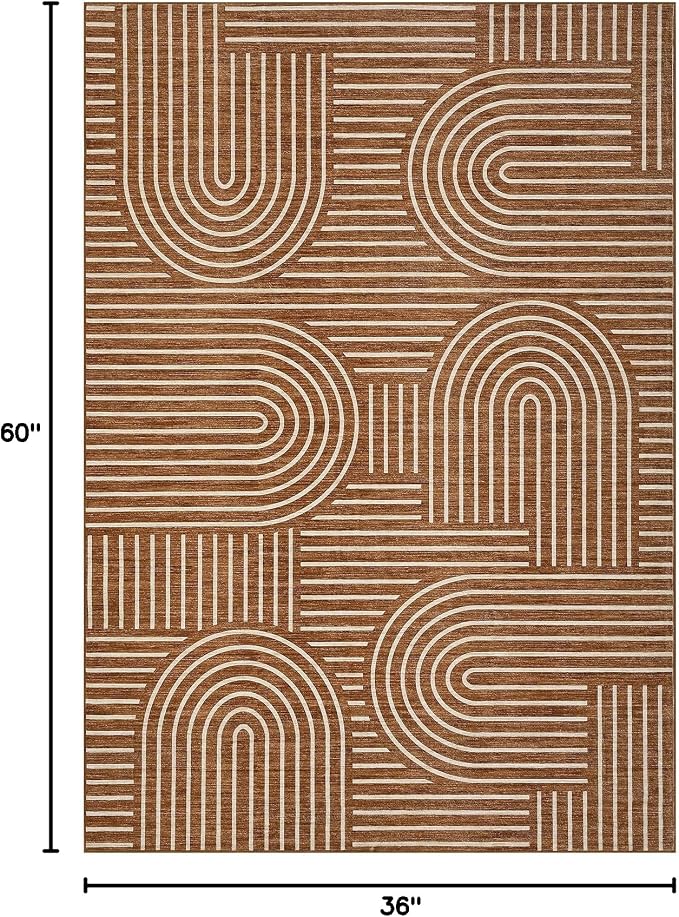 ROYHOME Washable Rug 3x5 Area Rugs - Image 2