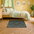 Washable Entry Rug 2x3 Non Slip, Vintage Small Throw Rugs - Image 8