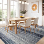 Nakagishi 12x15 Area Rug Living Room: Washable Boho Large Neutral Modern Soft - Image 7