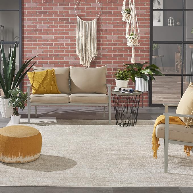 Nourison Home Nourison Essentials Ivory Beige 8' x 10' Area Rug - Image 4