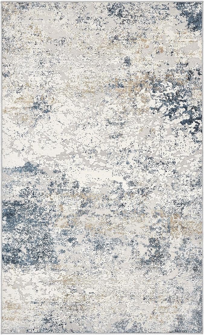 DMOYEST Washable Area Rug: 3x5 ft Abstract Small Rugs - Image 9