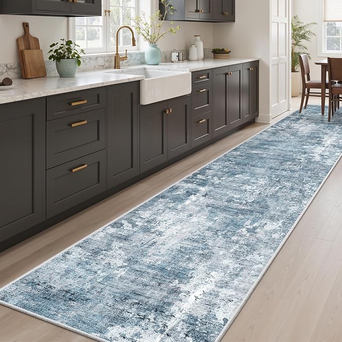 Soalmost Runner Rug 2'6" x 12' Washable Non-Slip 2.5x12 ft Long Runner Rugs by Soalmost