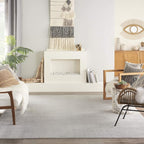 Nourison Home Nourison Essentials Silver Grey 7' x 10' Area Rug - Image 3