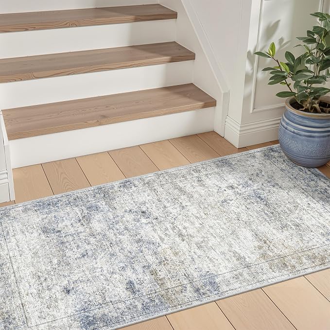 2x4 Washable Rug Runner for Bathroom, Soft Entryway Rug for Laundry Room - Image 3