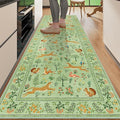 DUKINO 2.6x8 Rug for Hallway, Washable Kitchen Runner Rug by DUKINO