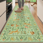 DUKINO 2.6x8 Rug for Hallway, Washable Kitchen Runner Rug by DUKINO