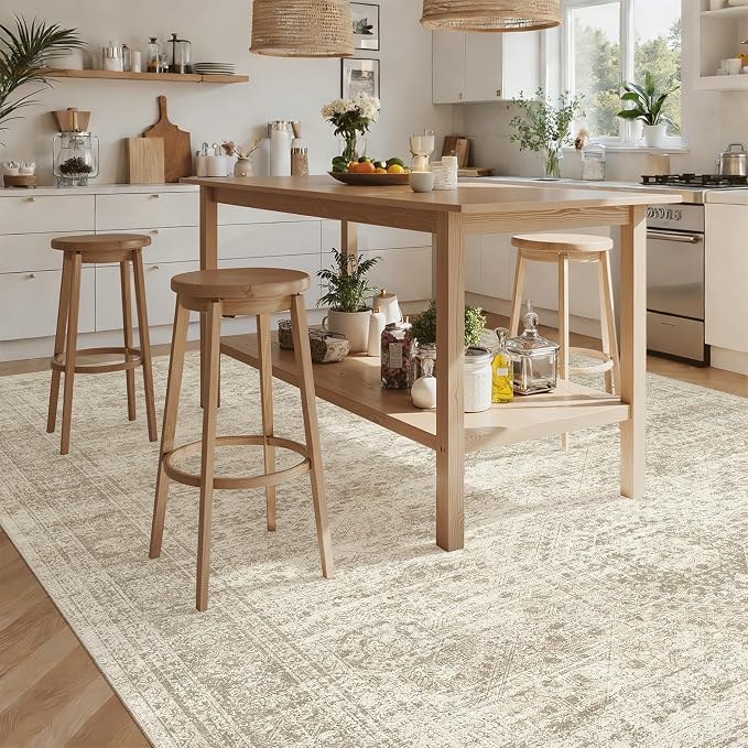 Soalmost Washable Area Rug 8x12, Large Soft Rugs - Image 4