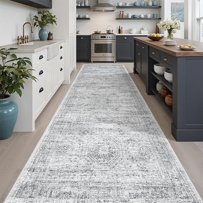 Soalmost Runner Rug 3x10 Washable Non-Slip Hallway Runner Rugs by Soalmost