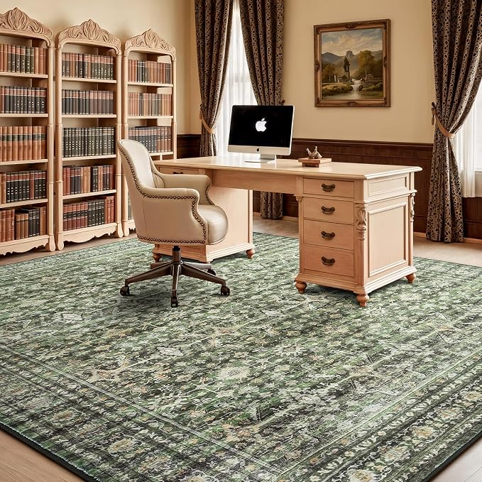 Lofus 10X 12 Area Rug for Living Room, Soft Boho Carpets for Bedroom Dining - Image 4