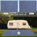 SAND MINE Reversible Mats, Plastic Straw Rug, Modern Area Rug, Large Floor Mat - Image 3