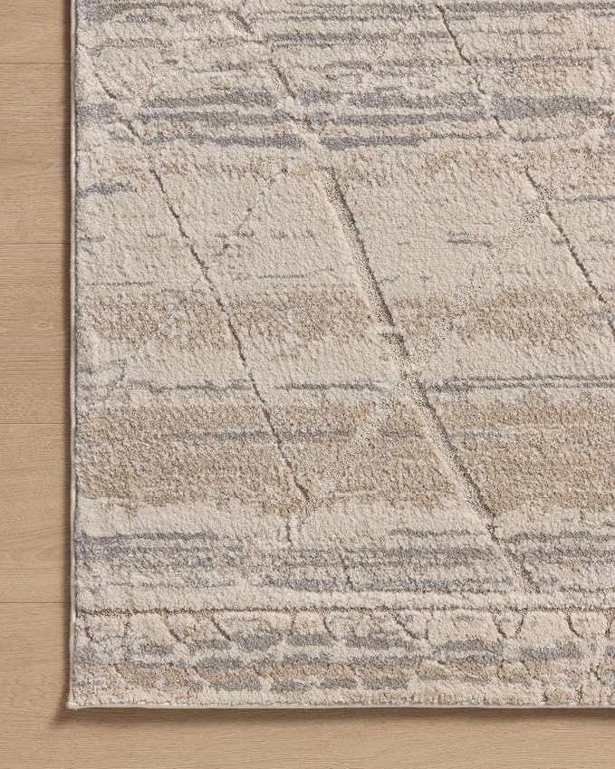 Loloi Amber Lewis Monty Collection MOT-02 Ivory/Natural 6'-7" x 9'-3", .50" - Image 7