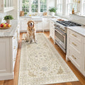 Madane Hallway Runner 3x8, Kitchen Rugs Washable Entryway Rug 8ft Vintage by Madane