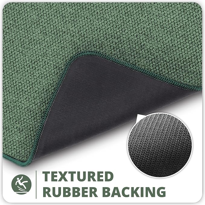 Bosap Bath Mat, Ultra Thin Bathroom Runner Rugs, Large Bath Mats - Image 4