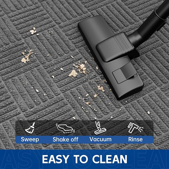 Durable Indoor Outdoor Door Mat, Non-Slip Backing, Stain and Fade Resistant - Image 5