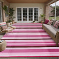HUGEAR Outdoor Waterproof Rug 9'x12' Plastic Straw Rugs Washable Reversible by HUGEAR