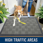 OLANLY Front Door Mat Outside Entrance 71x23, Heavy Duty Sturdy Natural Rubber - Image 6
