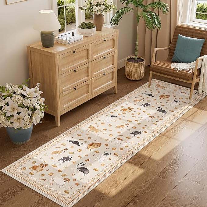 DUKINO 2.6x8 Washable Runner Rug - Image 6