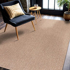 CAMILSON Easy Jute Rug 4x6, Indoor Outdoor Natural Color Farmhouse Area Rugs - Image 8