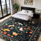 LIANLAM 8x10 Cat Lover's Area Rug, Washable Large Rug - Image 2