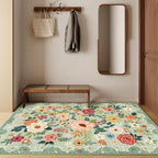 DUKINO 4x6 Area Rug, Floral Rugs - Image 3