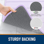 OLANLY Memory Foam Long Bathroom Rugs Runner 47x17, Super Soft Absorbent Bath - Image 7