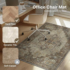 48"x60" Office Chair Mat for Hardwood Tile Floor, Under Desk Carpet Protector - Image 3