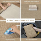 IOHOUZE Washable Exrea Long Hallway Runner Rug 2.6x14 Rubber Backed Kitchen - Image 2