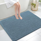 OLANLY Large Bathroom Rugs 40x32, Extra Soft Absorbent Chenille Bath Rugs by OLANLY