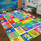 ABC Carpet, Kids Rugs for Playroom, Educational Play Mat for Kids, Preschool - Image 6